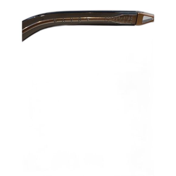 Jacques Marie Mage Savoy Square Aviator Acetate Gray/Rose Gold Sunglasses - Picture 7 of 12